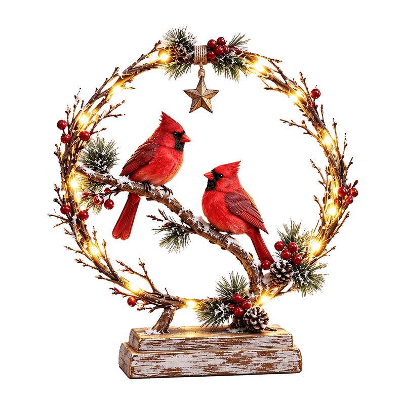 Nessally™ Winter Cardinals