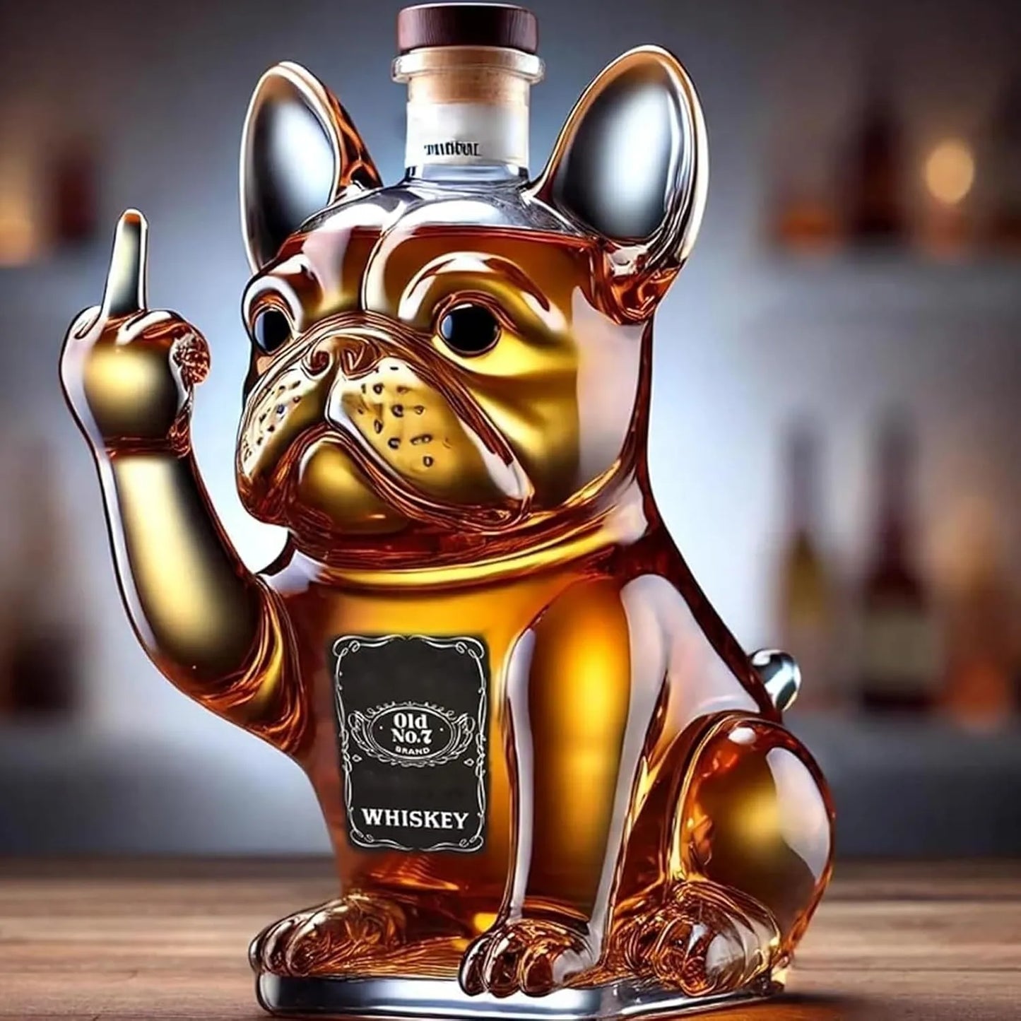 Fanyil Bark Off Whiskey Bottle