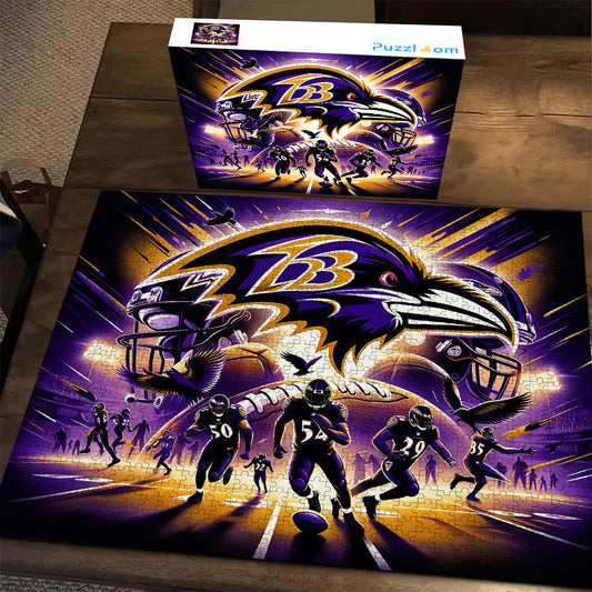 Baltimore Ravens NFL | 1000-Piece Wooden Jigsaw Puzzle