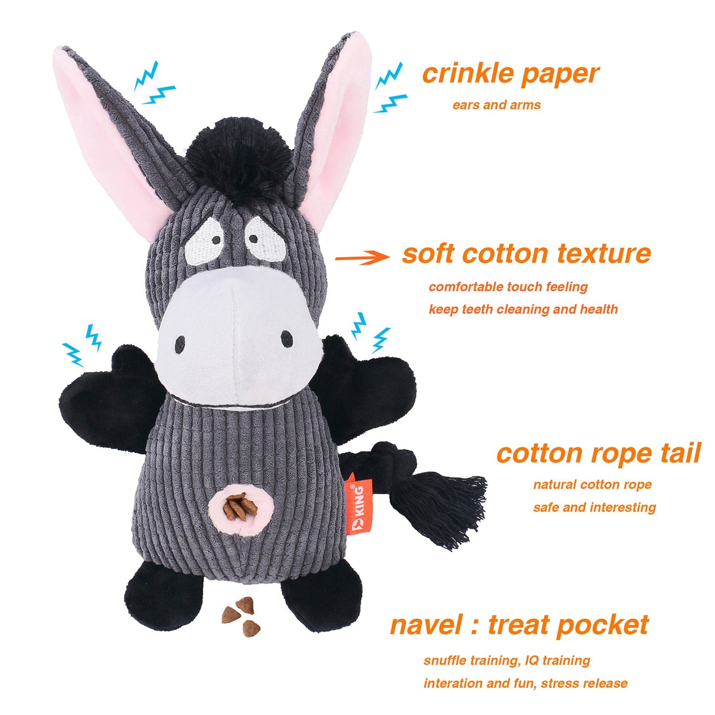 Fanyil™ ChewLine Donkey Toy