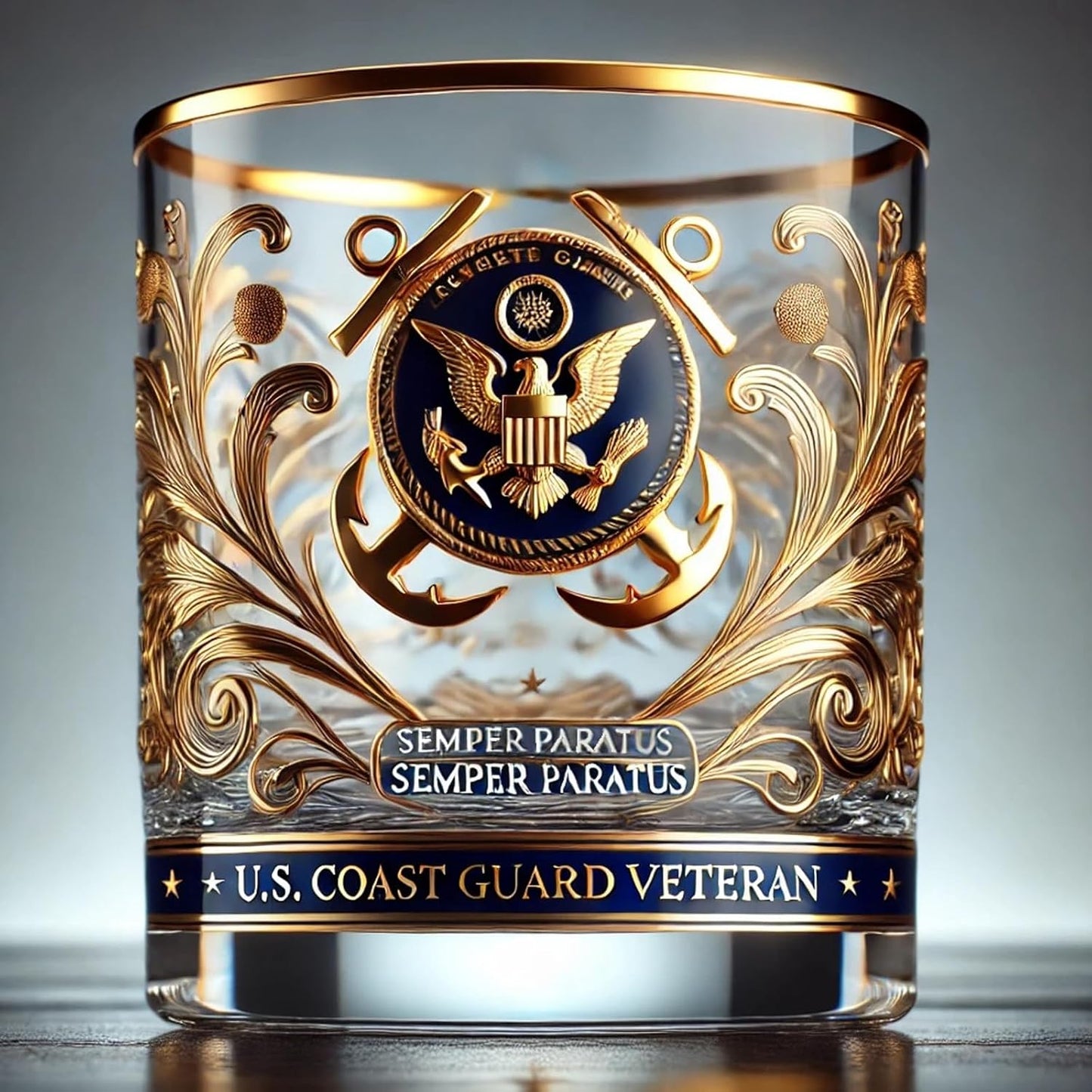 Relyball Veteran Tribute Glass