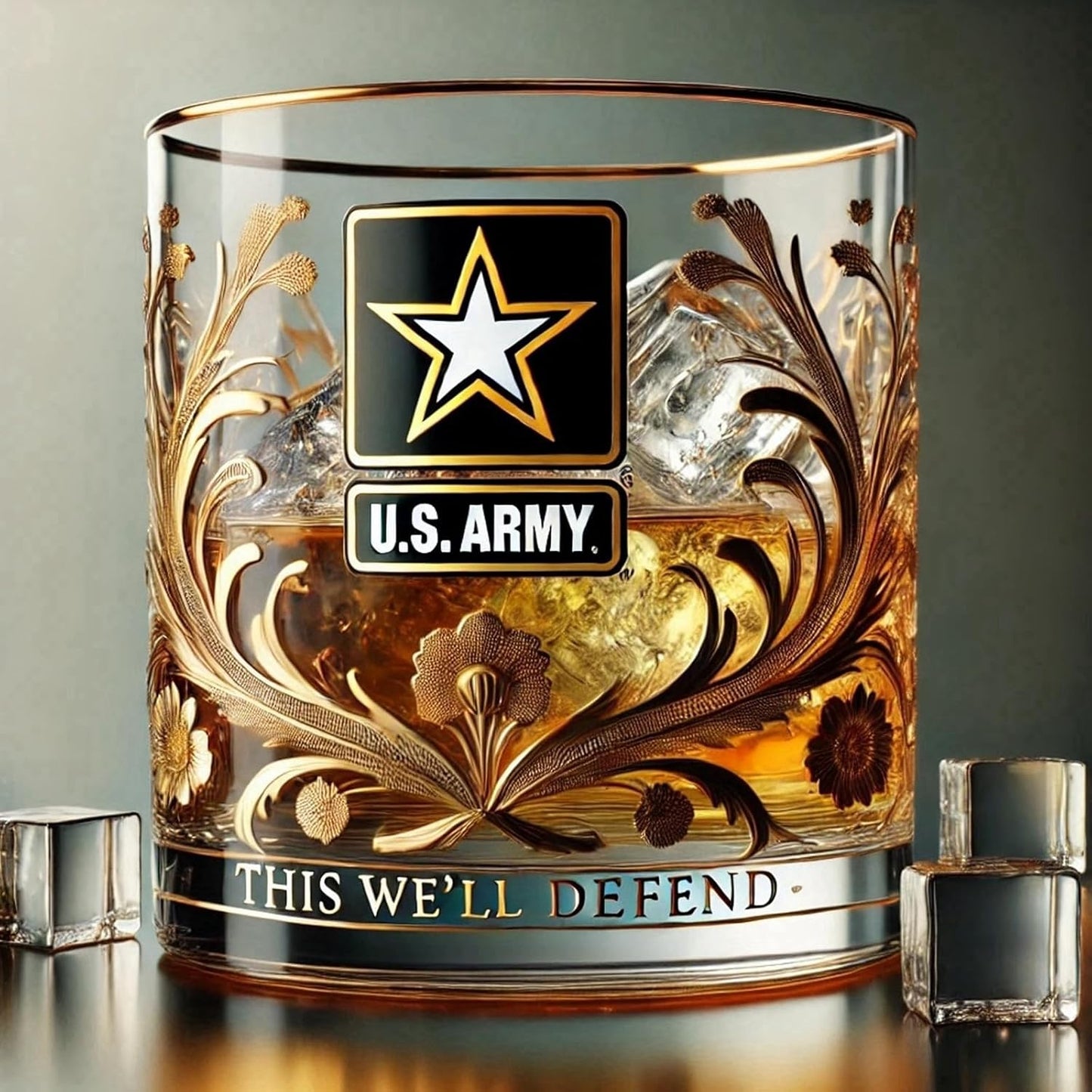 Relyball Veteran Tribute Glass